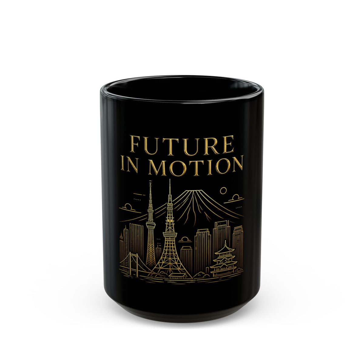 Future in Motion | Tokyo Black Mug