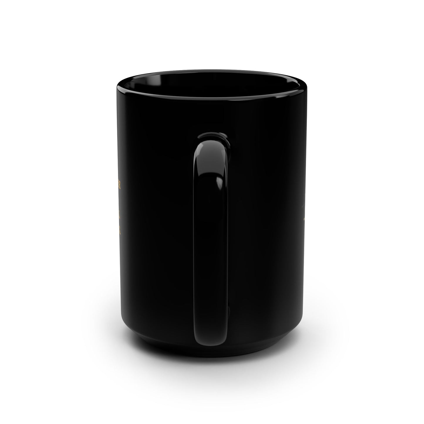 It Is What It Is – Tilted Crown Black Ceramic Mug, 15oz | Joyous Life Journals
