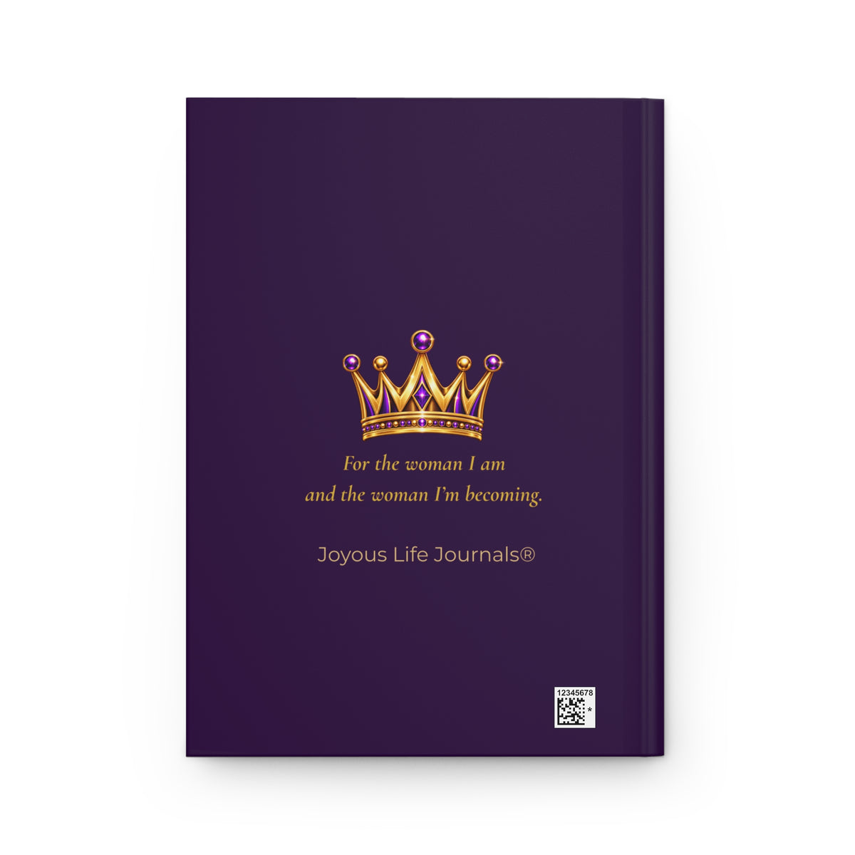 StrongHER Crowned & Unshaken Hardcover Journal | Empowering Lined Notebook for Black Women