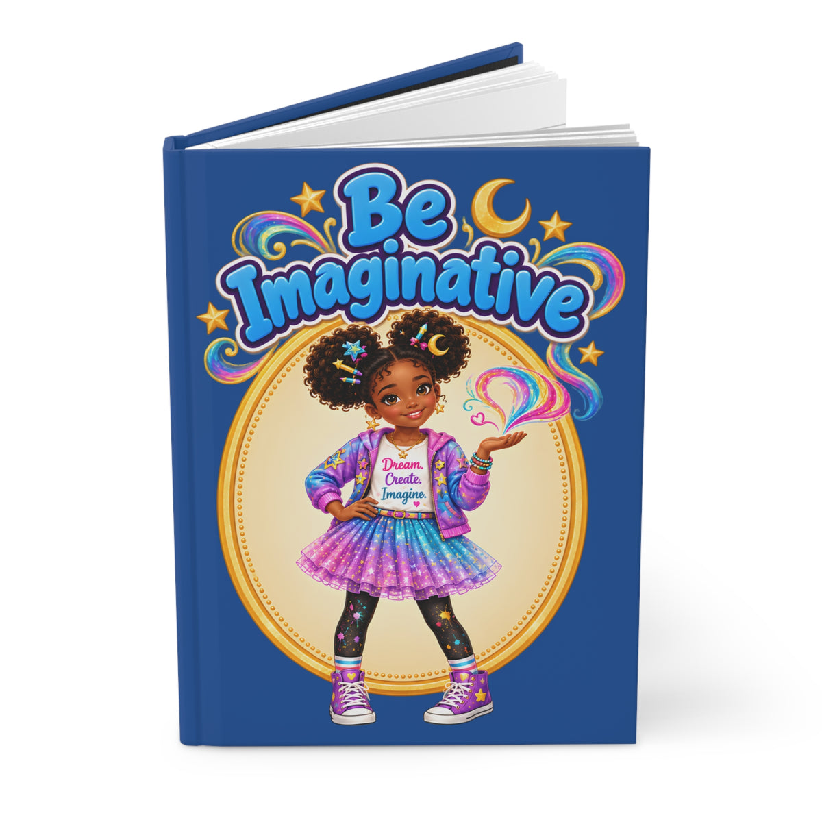 Be Imaginative Hardcover Lined Journal | The Be Collection™