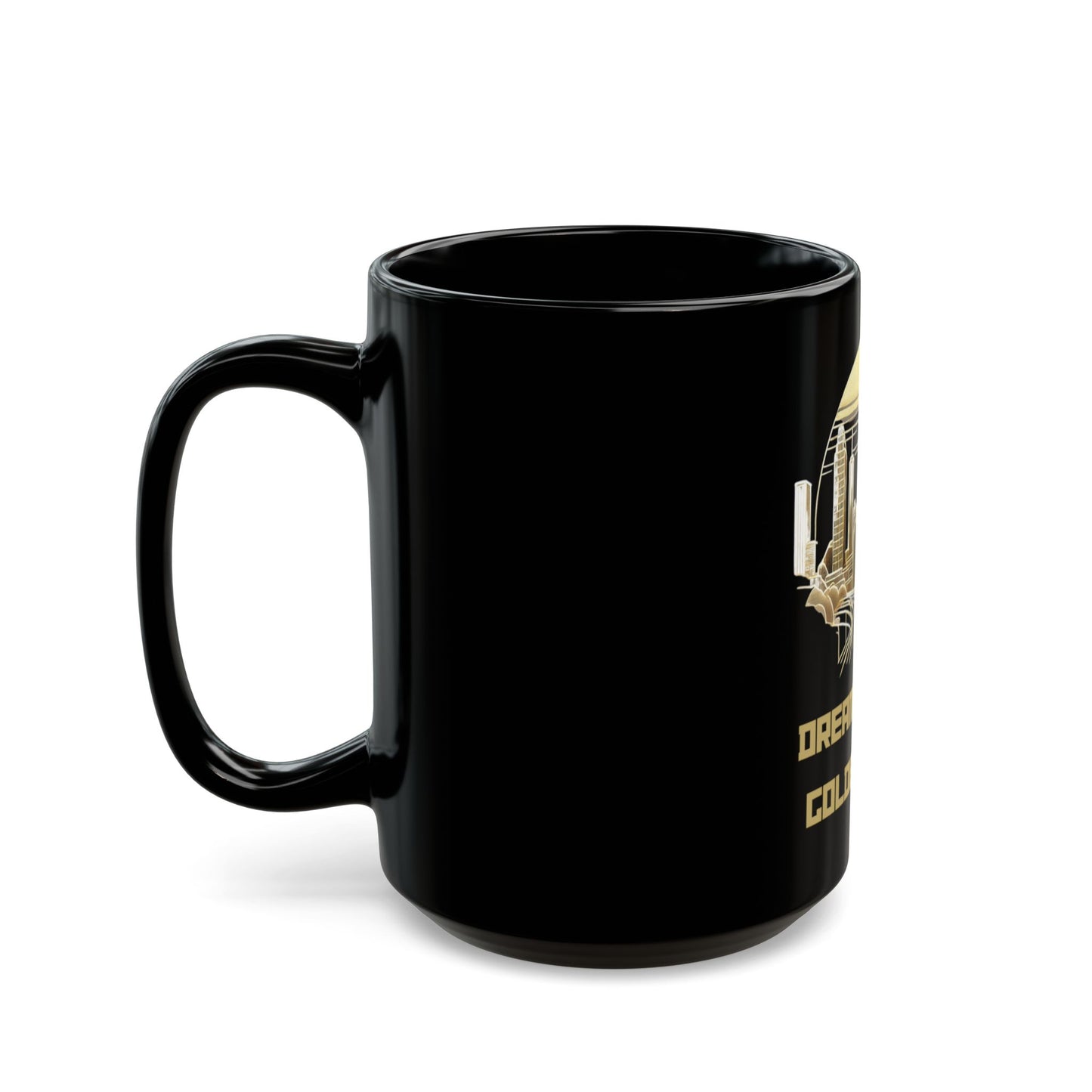 Dreams Under Golden Skies | Atlanta Black Mug