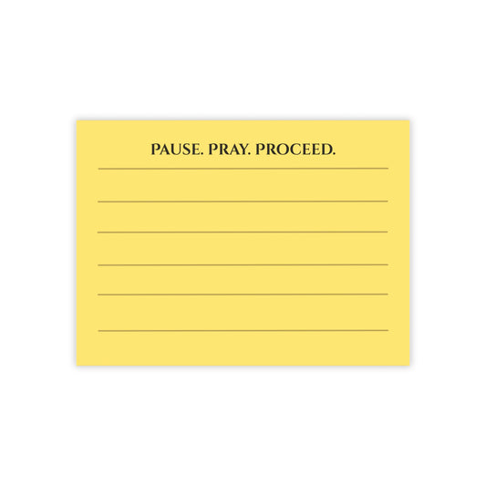 Pause. Pray. Proceed. – Large Faith-Based List Pad for Daily Tasks, Prayer Tracking, and Bible Study Notes (8x6)