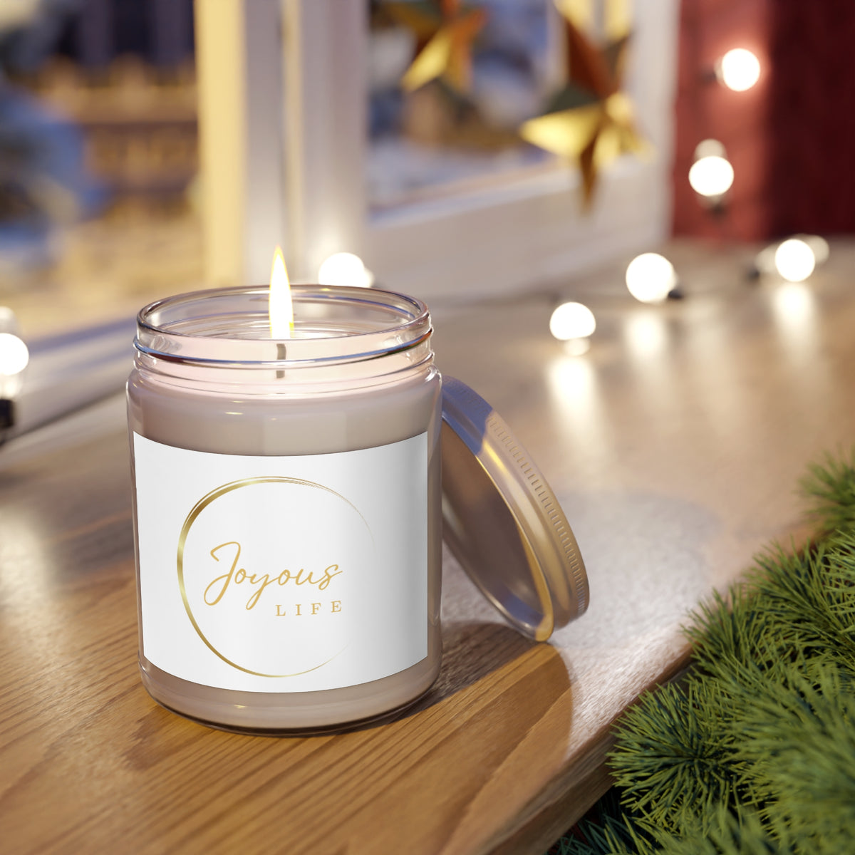 Joyous Life Signature Jar Candle – 9 oz White Edition