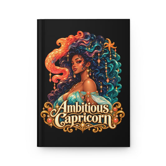 Ambitious Capricorn Hardcover Journal | Celestial Elegance Collection | Joyous Life Journals®