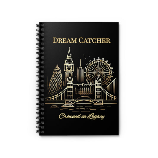 Elegant London Skyline | Spiral Notebook Ruled Line | Joyous Life