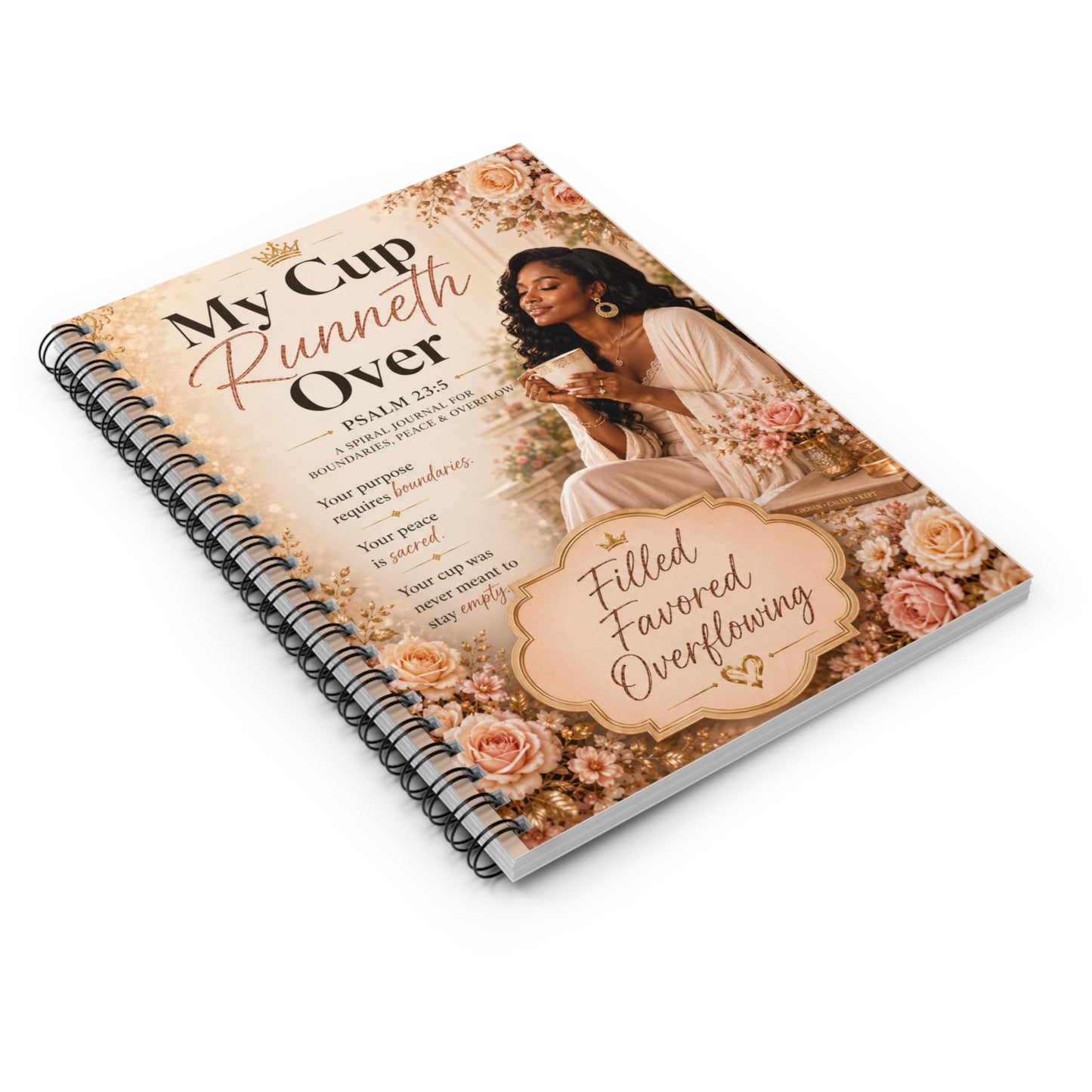 Surely Goodness & Mercy Spiral Notebook | Psalm 23:6