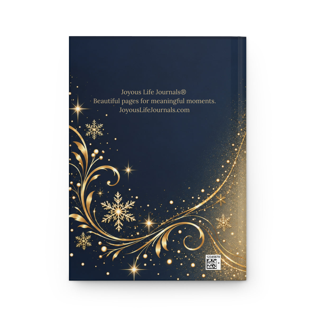 Golden Glow: Holiday Dreams Hardcover Lined Journal | Joyous Life Journals®