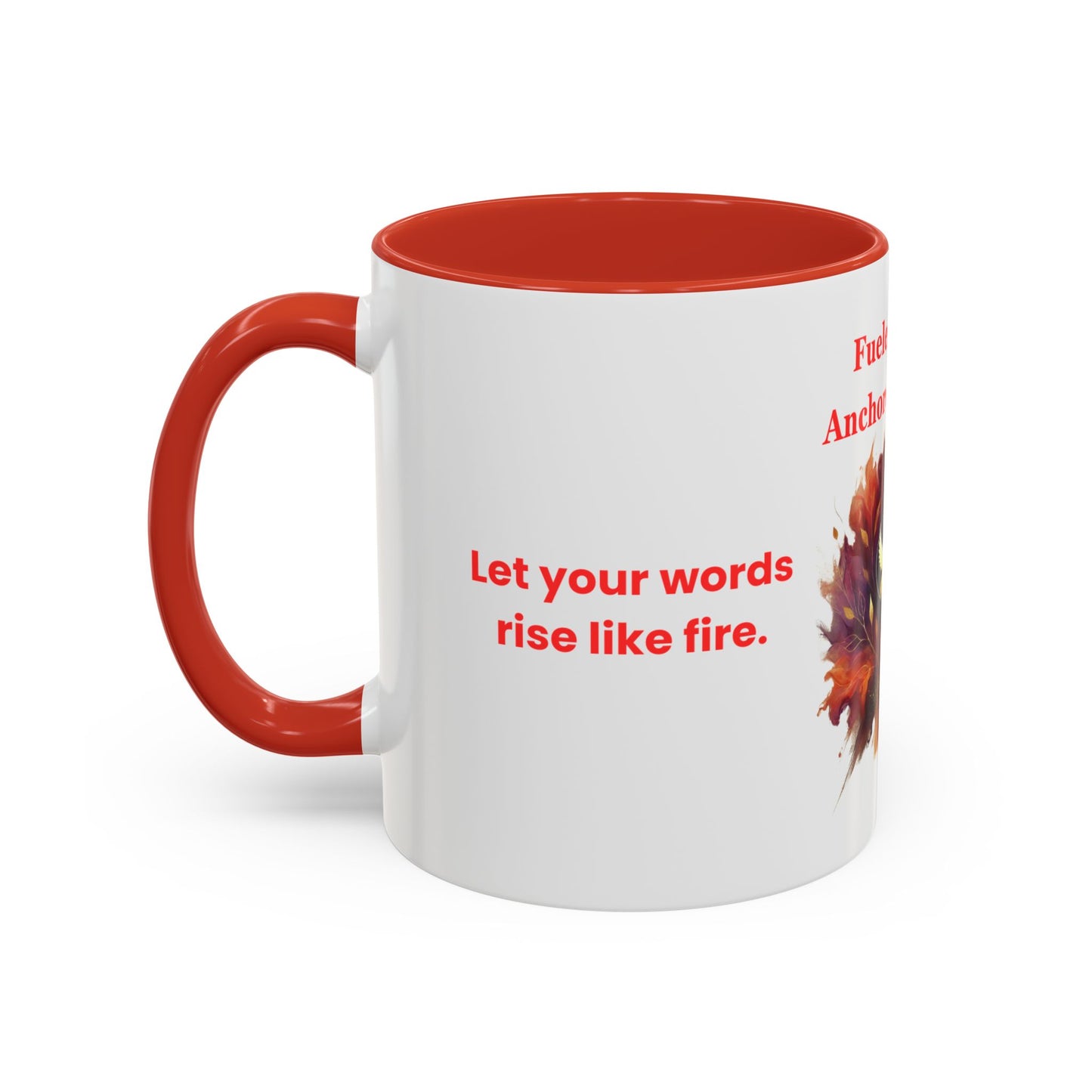 Fueled by Fire, Anchored in Grace Mug | Inspirational Christian Accent Coffee Cup