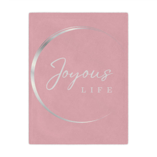 Joyous Life Minky Blanket | Cozy Throw for Home & Gift Giving