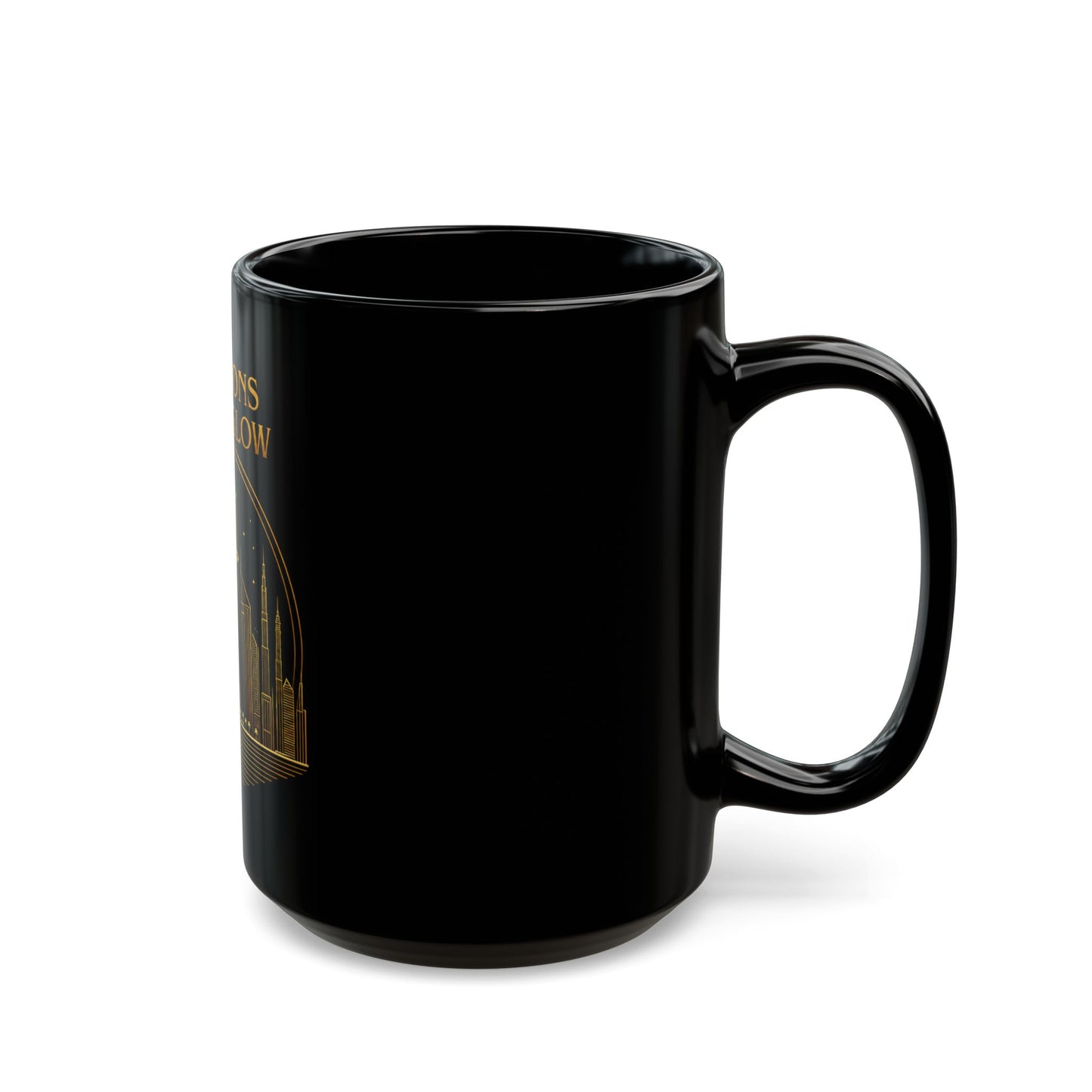 Ambitions in the Glow | Dubai Black Mug