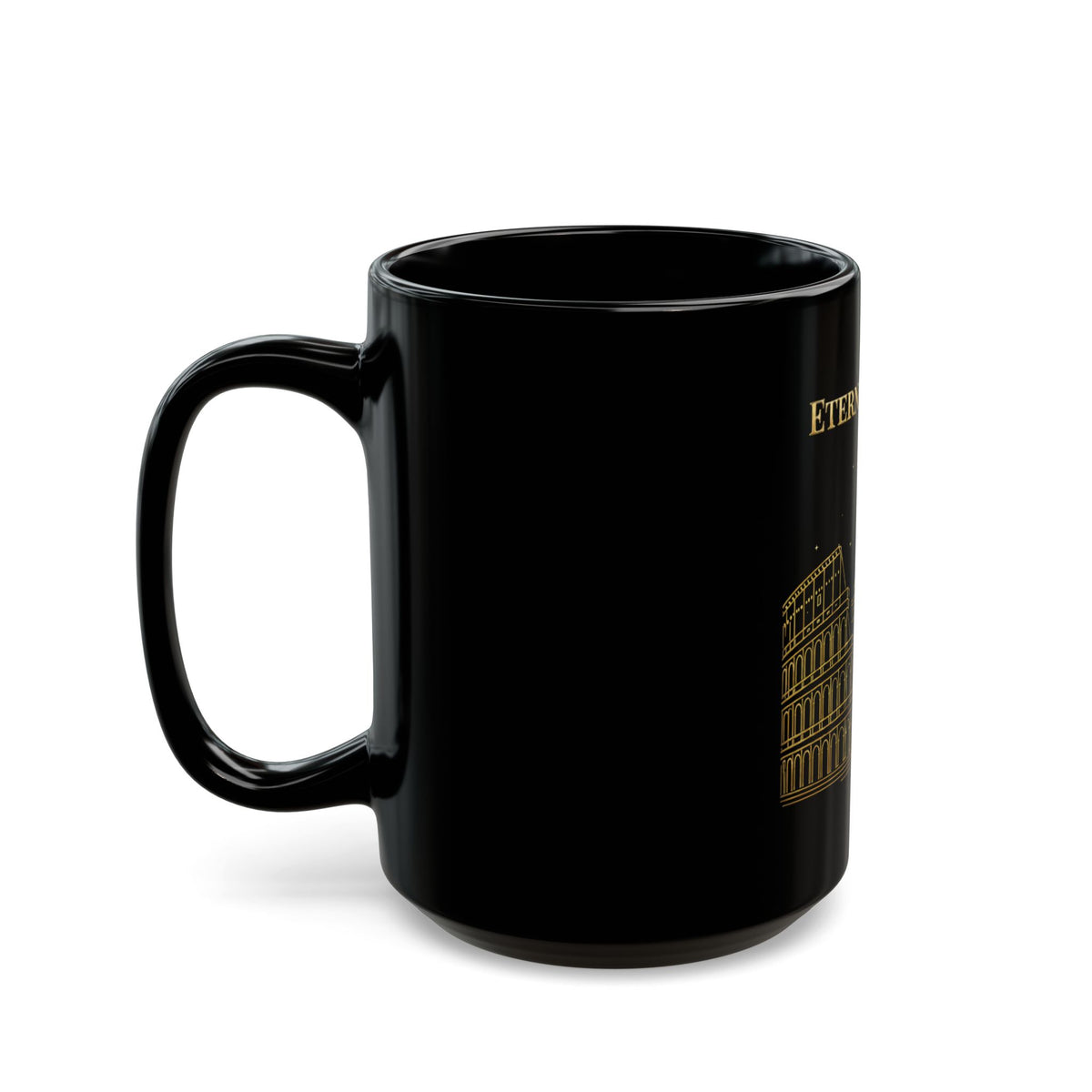Eternal Dreams | Rome Black Mug