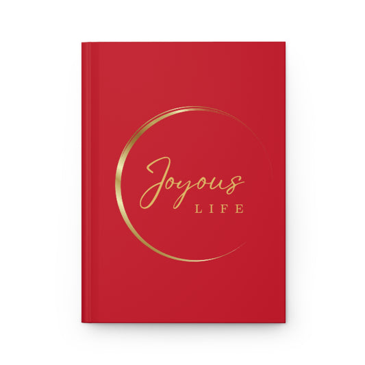 Joyous Life Hardcover Journal | Red & Gold Edition | JLJ