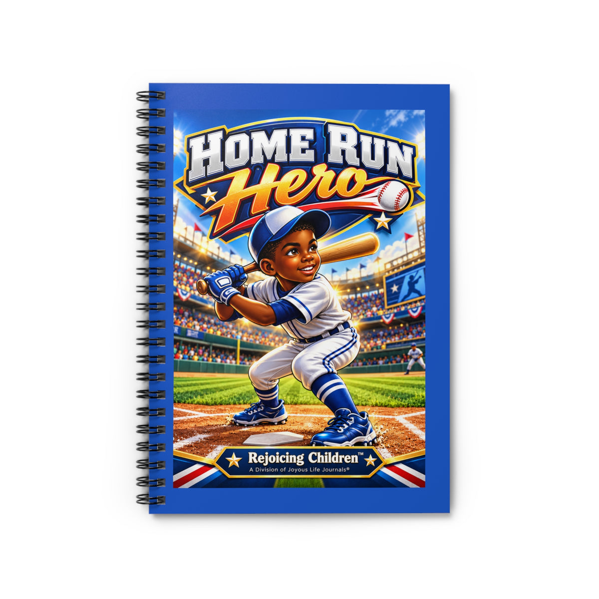 Home Run Hero Spiral Notebook | Kids Baseball & Confidence Journal