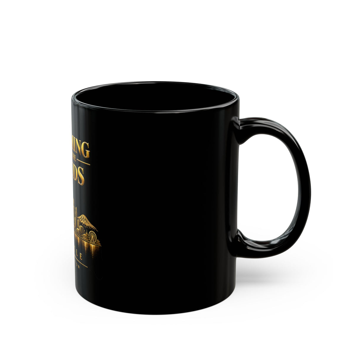 Dreaming Beyond the Clouds | 11 oz Black Ceramic Mug
