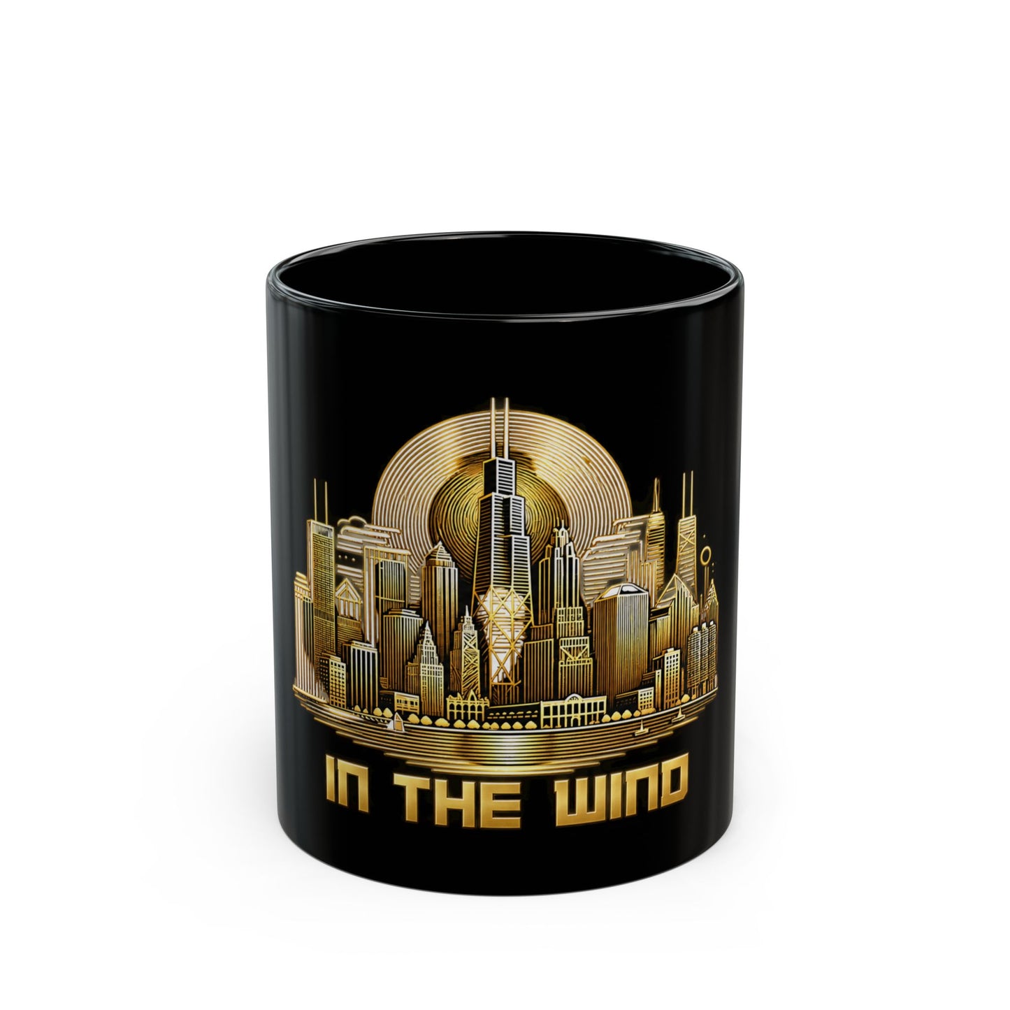 In the Wind | Chicago Black Mug