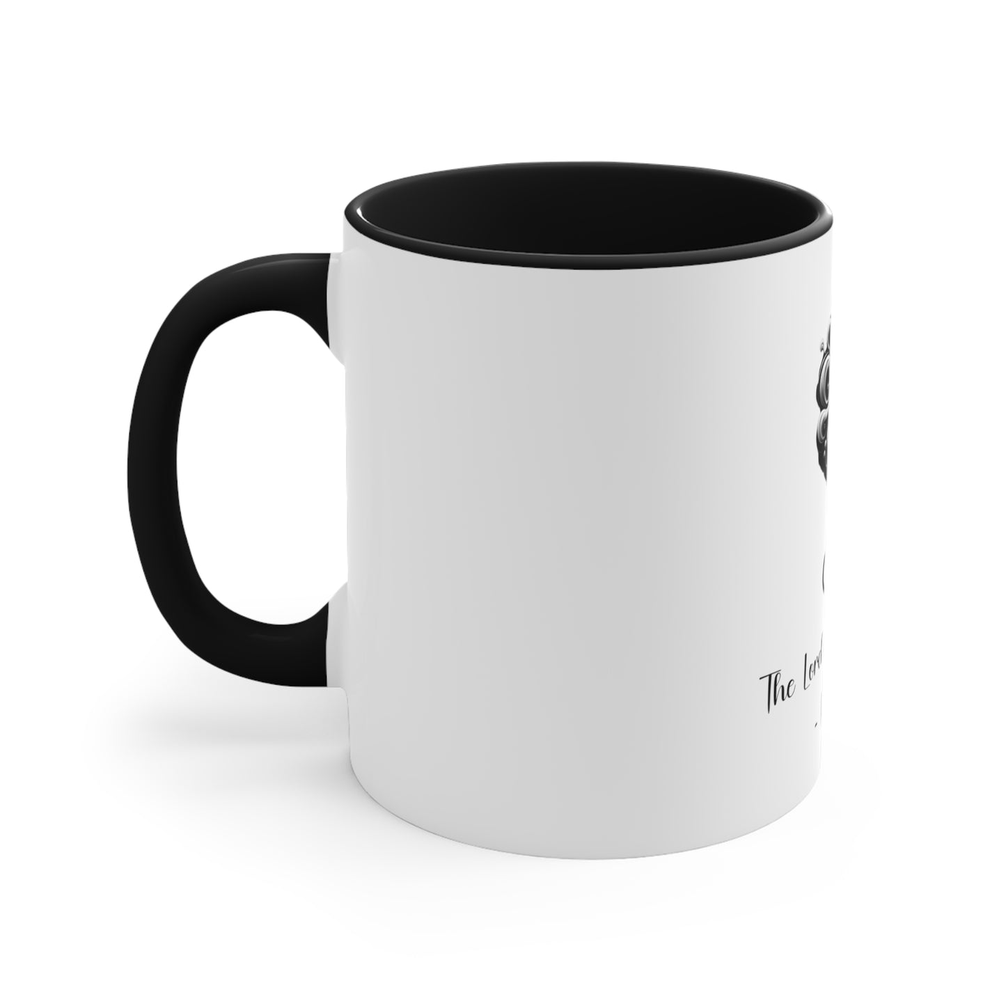 Guiding Light – Psalm 23:1 Accent Coffee Mug | Joyous Life Journals