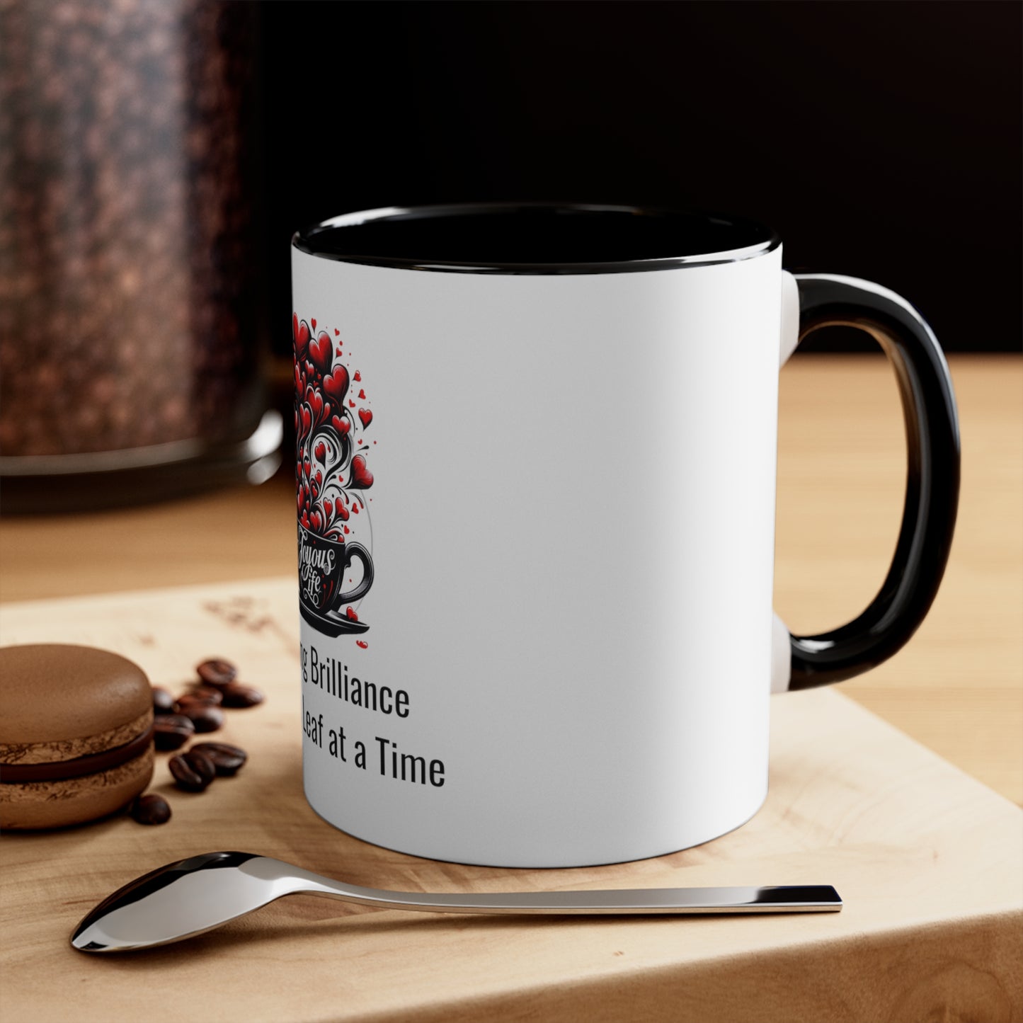 Brewing Brilliance – One Tea Leaf at a Time | Inspirational Mug | Joyous Life Journals