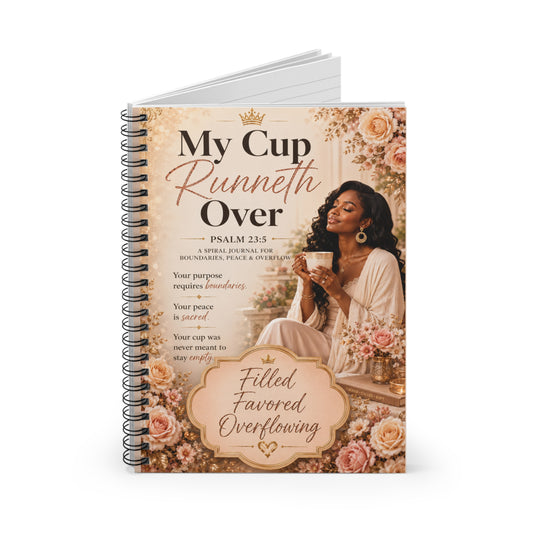 Surely Goodness & Mercy Spiral Notebook | Psalm 23:6