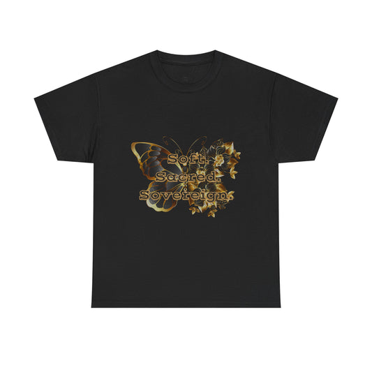 Butterfly Graphic Tee – Soft Sacred Statement Shirt, Unisex Boho T-Shirt, Nature-Inspired Gift, Casual Wear for Feminine & Free Spirits