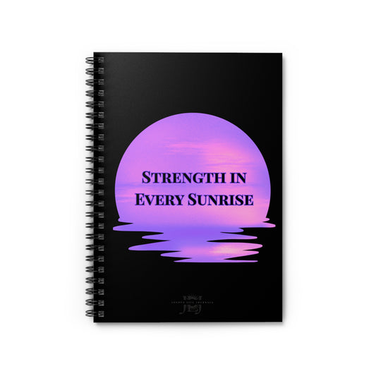 Strength in Every Sunrise Journal – Spiral | Joyous Life Journals