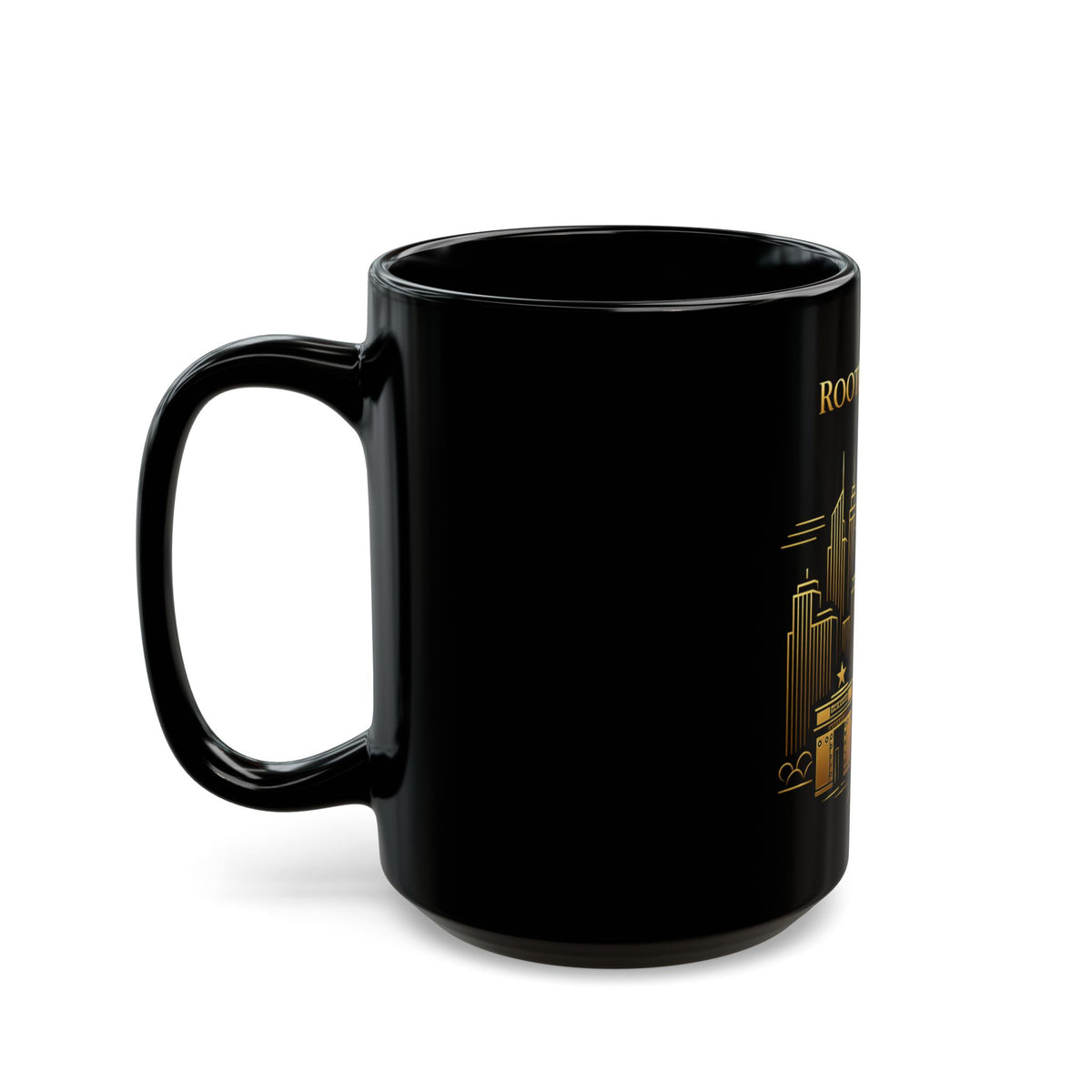 Rooted to Rise | Accra Black Mug