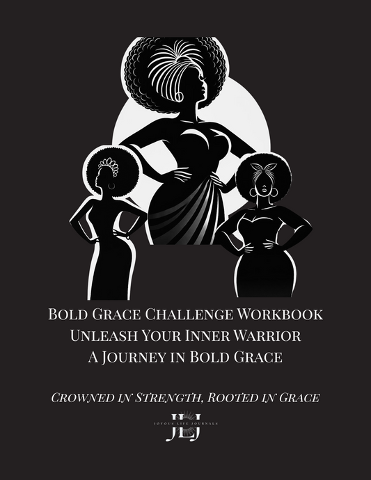 Bold Grace Challenge Workbook Cover – Unleash Your Inner Warrior