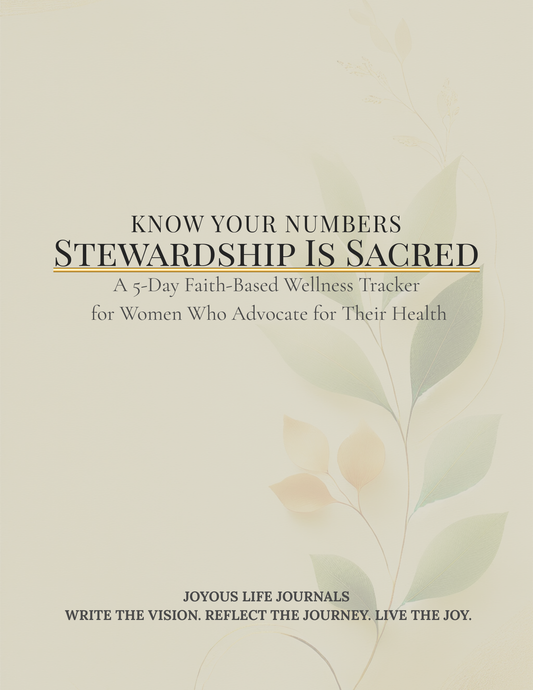 Know Your Numbers: Stewardship Is Sacred
