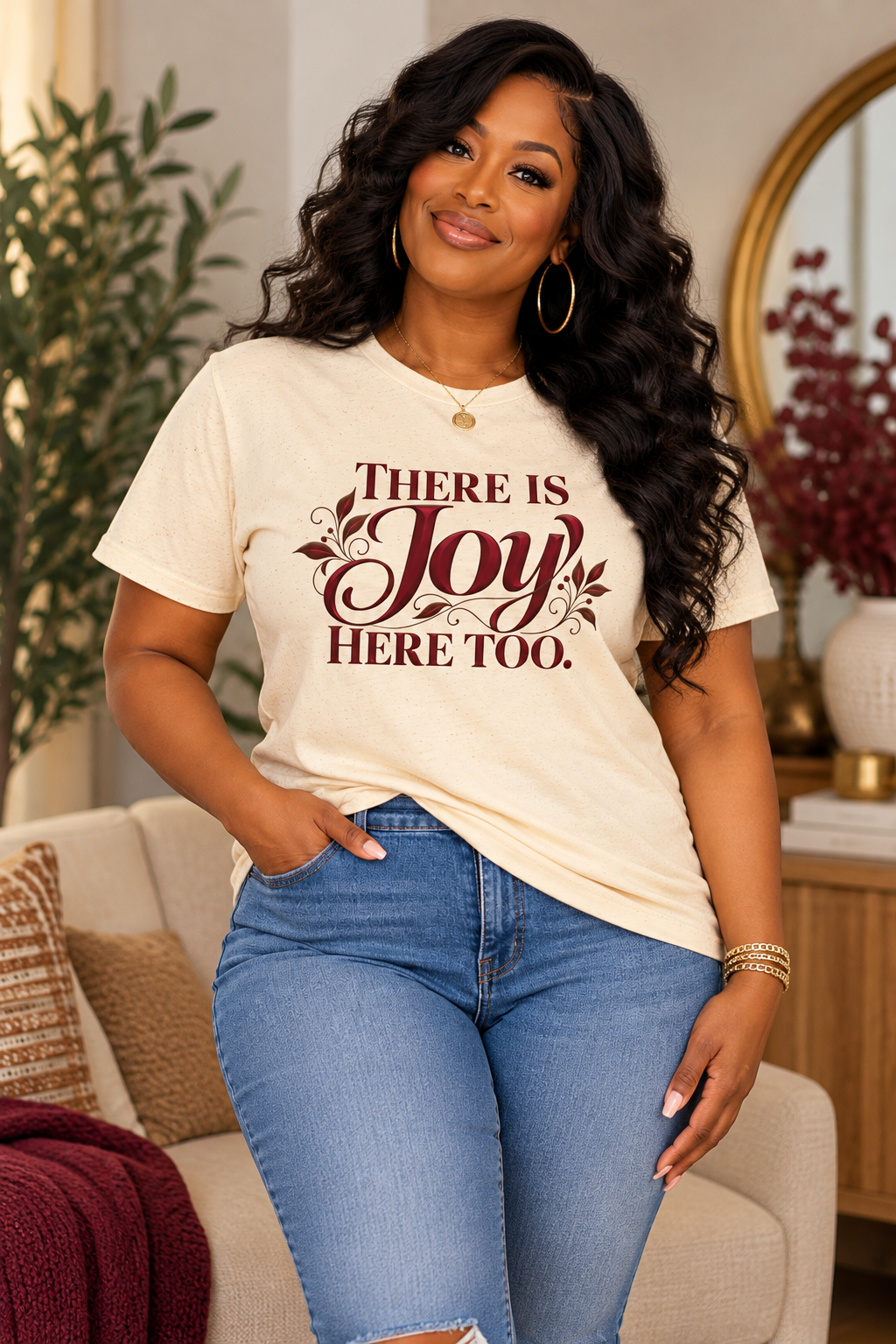 There Is Joy Here Too | Unisex Graphic Tee